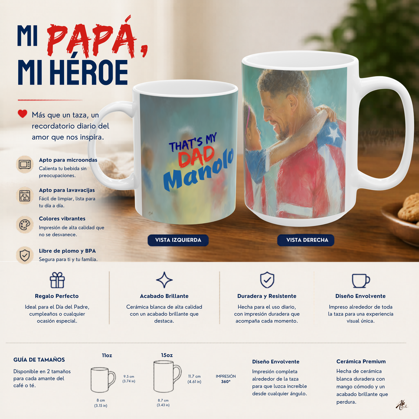 That's My Dad A Personalized Mug Celebrating the Hero He Is