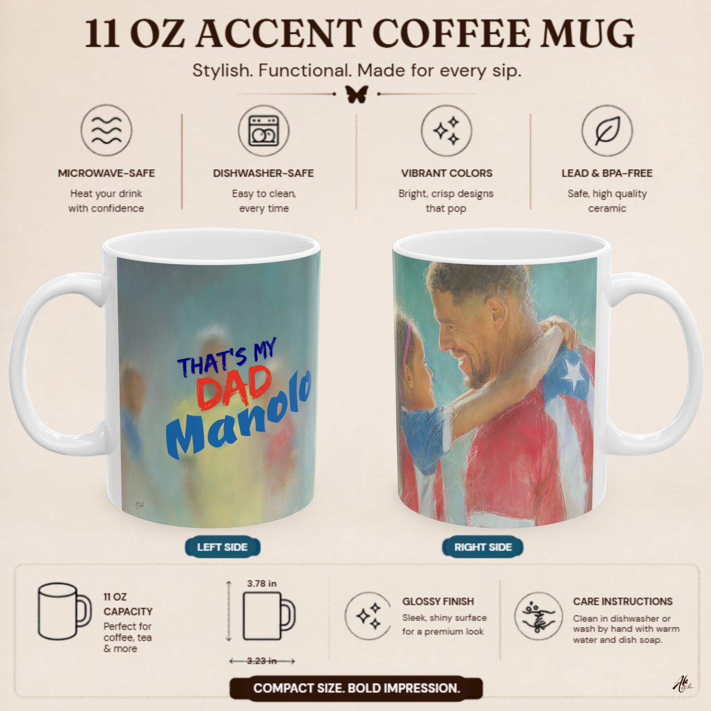 That's My Dad A Personalized Mug Celebrating the Hero He Is