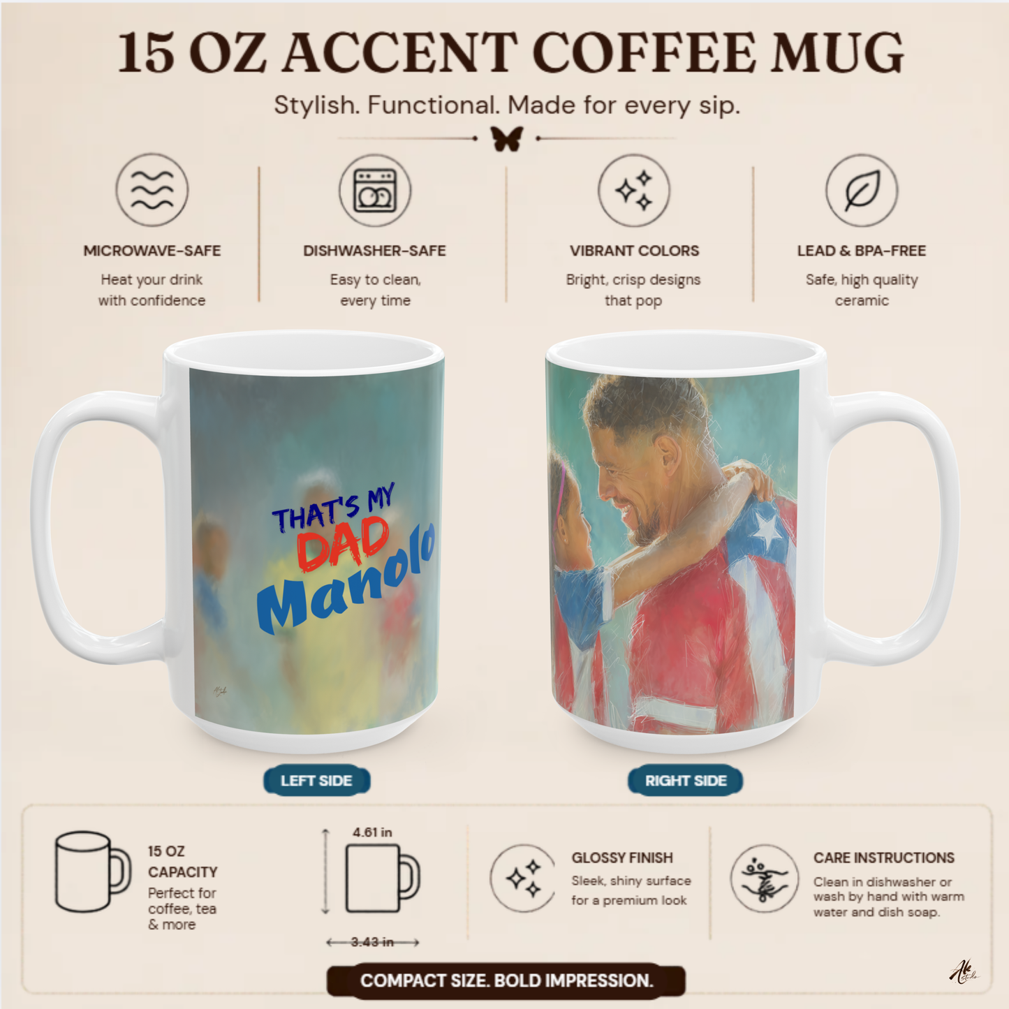 That's My Dad A Personalized Mug Celebrating the Hero He Is