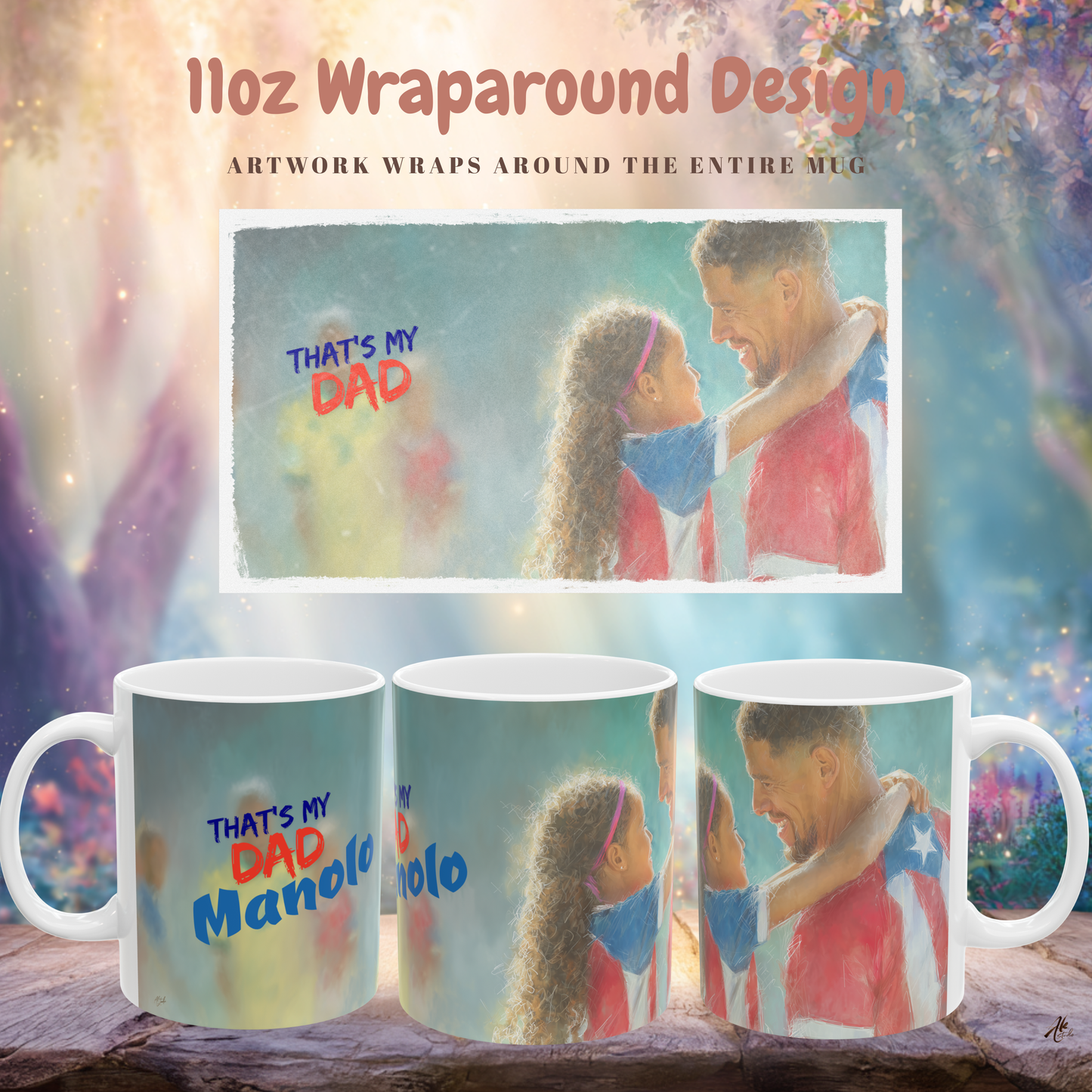 That's My Dad A Personalized Mug Celebrating the Hero He Is
