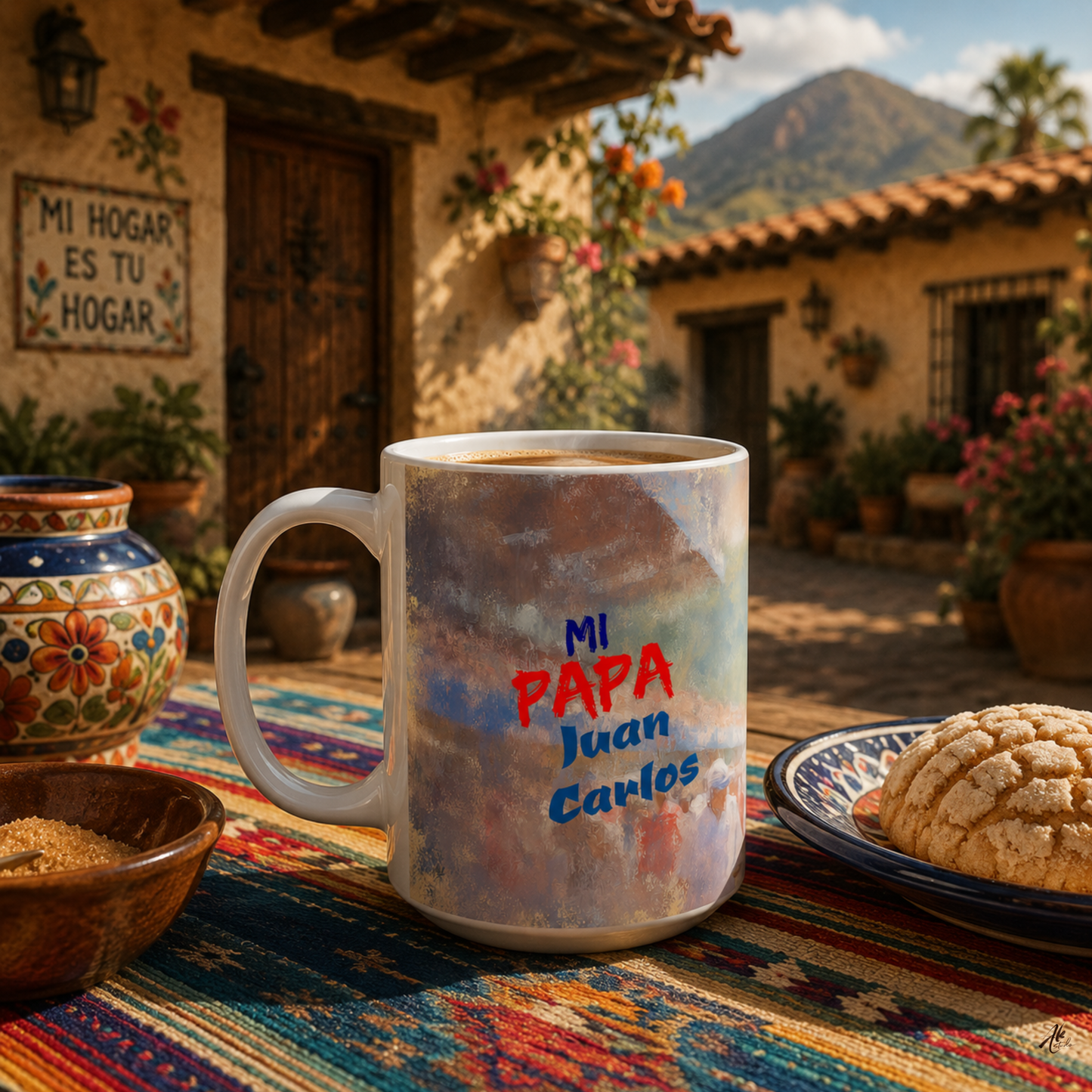Mi Papa A Personalized Mug Honoring the Father Who Is Your Whole World