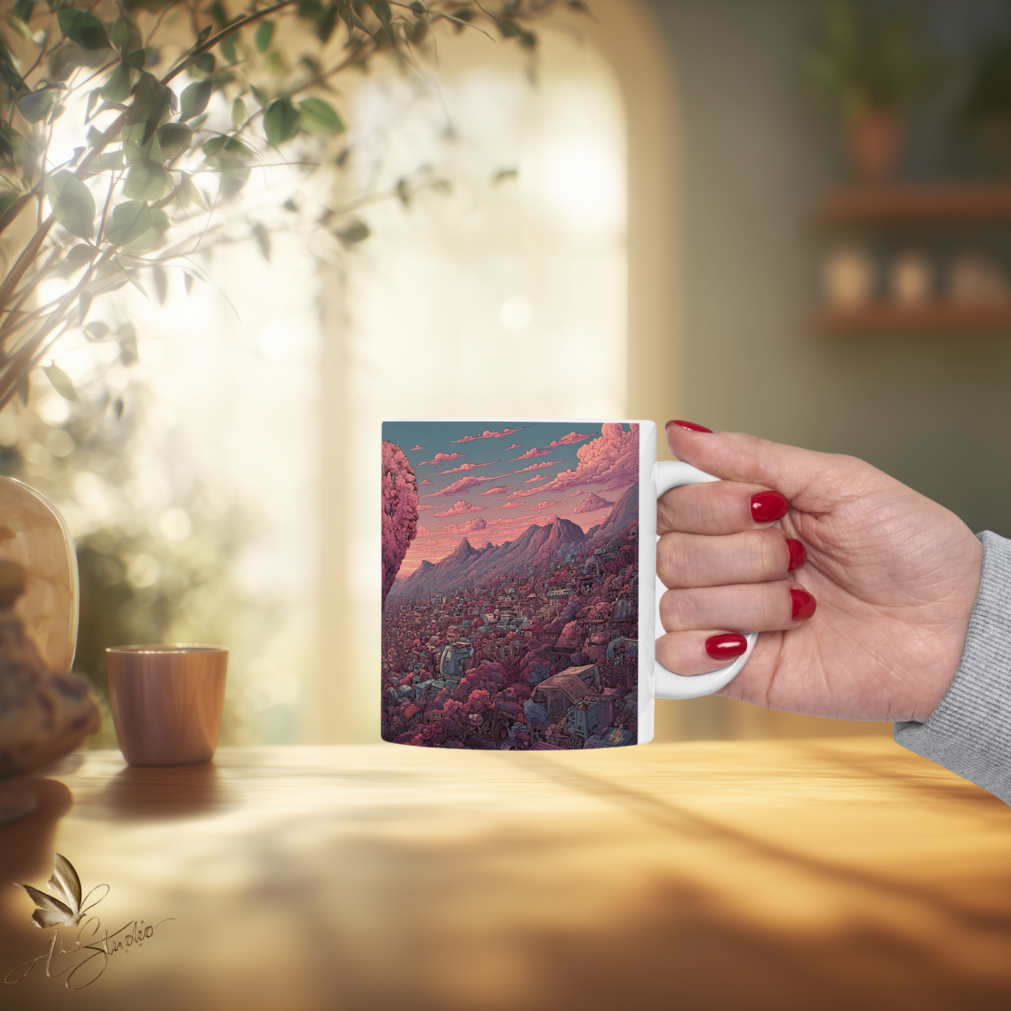 Hearts that Remain Ceramic Mug 3 - Emotional Art Coffee Mug