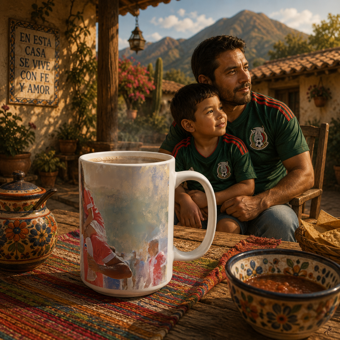 Mi Papa A Personalized Mug Honoring the Father Who Is Your Whole World