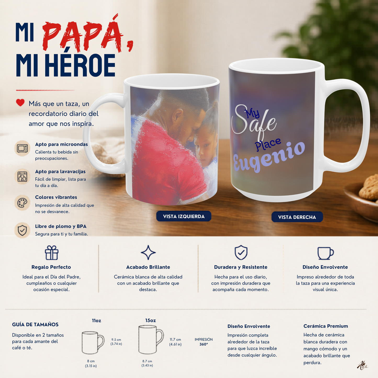 My Safe Place A Personalized Mug for the One Who Feels Like Home