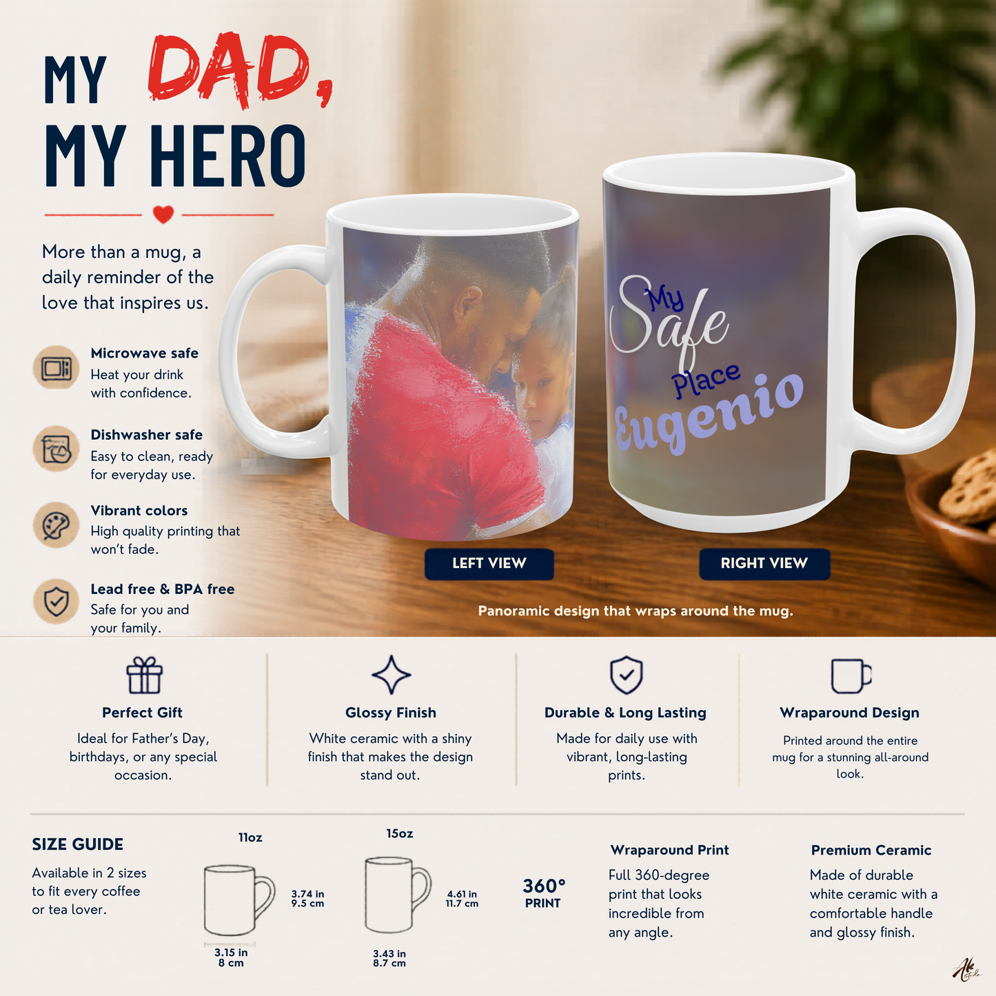 My Safe Place A Personalized Mug for the One Who Feels Like Home