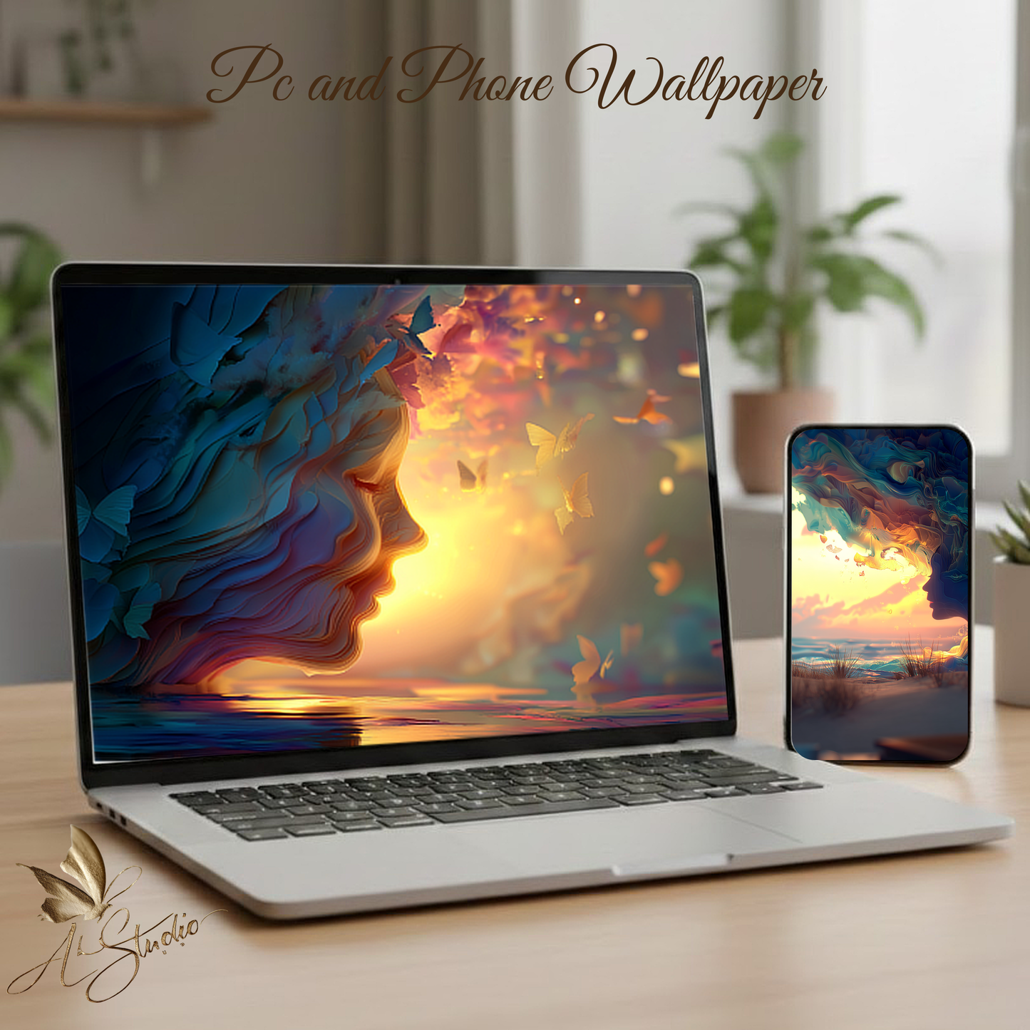 Phone & Desktop Wallpaper – A Quiet Place | Digital Download