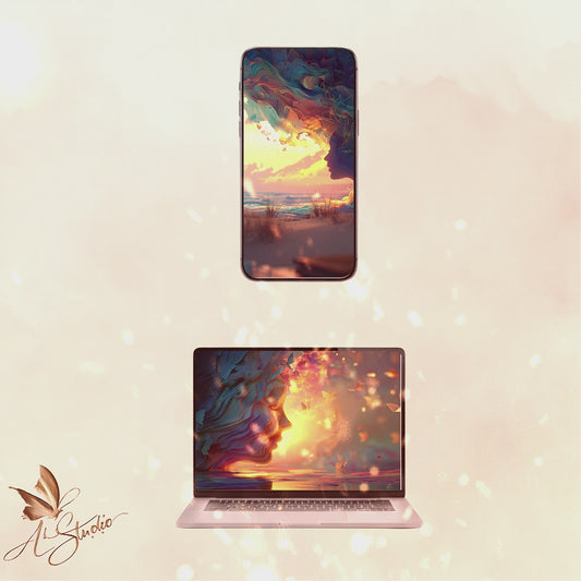 Phone & Desktop Wallpaper – A Quiet Place | Digital Download