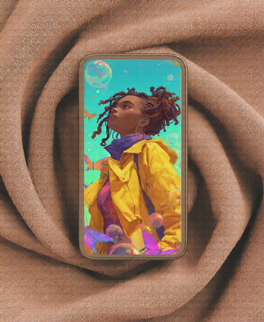 Yellow Jacket Woman –Personal Use – Group 2 –  Standard-Phone Wallpaper